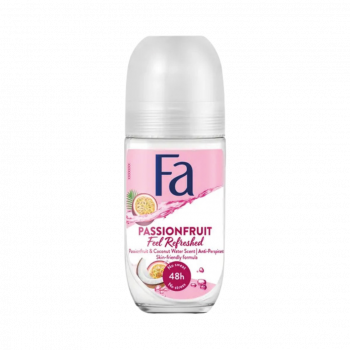 Fa Women Passionfruit Feel Refreshed, 48h Deo Roll on, Anti Transpirant Anti Perspirant, 50ml